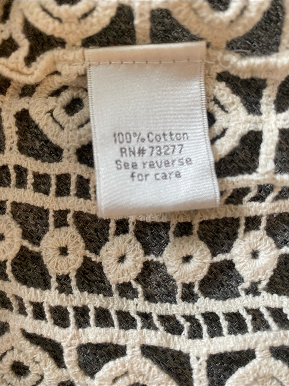 LC Lauren Conrad Cream Crochet Lace Boxy Tank Top - Picture 4 of 4